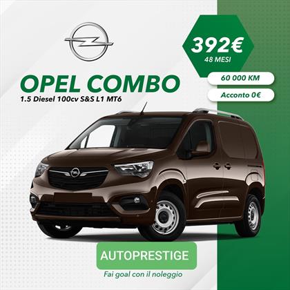 OPEL COMBO 1.5 Diesel 100 CV S&S L1 MT6 Noleggio L.T. - glavna slika